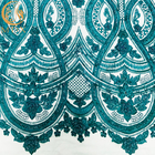 Specjalny wzór 3D haftowana koronkowa tkanina ręcznie robiona na modną sukienkę