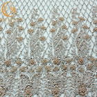 Zroszony ładna koronkowa tkanina Wykwintna długość 91,44 cm Rodzaje ręcznie robionej koronki