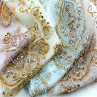 Specjalne tkaniny koronkowe ślubne Materiał rozpuszczalny w wodzie Handwork 135 cm szerokości