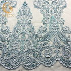 Dostosowana haftowana siateczkowa koronkowa tkanina cekinowa ozdoba dla kobiet sukienka
