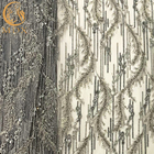 Zroszony haft ręcznie robiony koronkowy materiał specjalny wzór na suknię ślubną