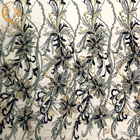 Suknia wieczorowa Koronkowa tkanina z koralikami z błyszczącymi cekinami Szerokość 135 cm